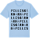 Blue Soul t-shirt med Pellesgårdarna ordlek t-shirt