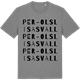 Mid Heather Gray t-shirt med Per-Ols Lisas vall ordlek t-shirt