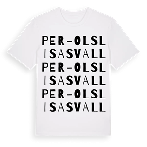 Per-Ols Lisas vall ordlek t-shirt – ekologisk bomull t-shirt från Pinshirt