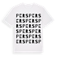 Pers ordlek t-shirt