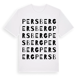 Persberg ordlek t-shirt – ekologisk bomull t-shirt från Pinshirt