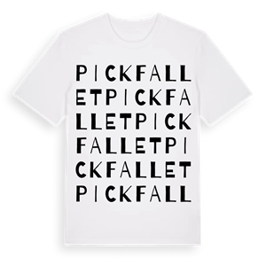 Pickfallet ordlek t-shirt – ekologisk bomull t-shirt från Pinshirt