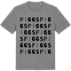 Mid Heather Gray t-shirt med Piggs ordlek t-shirt