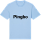 Blue Soul t-shirt med Pingbo fetstil t-shirt