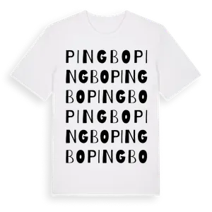 Pingbo ordlek t-shirt – ekologisk bomull t-shirt från Pinshirt