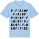 Blue Soul t-shirt med Piparbo ordlek t-shirt