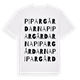 Pipargårdarna ordlek t-shirt
