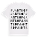 White t-shirt med Pjantbo ordlek t-shirt