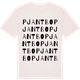 Vintage White t-shirt med Pjantbo ordlek t-shirt