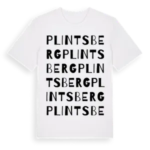 Plintsberg ordlek t-shirt – ekologisk bomull t-shirt från Pinshirt