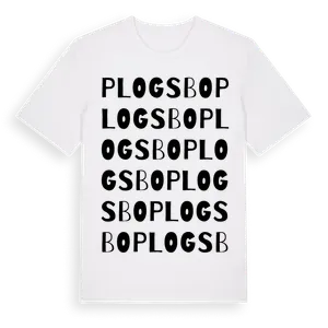Plogsbo ordlek t-shirt – ekologisk bomull t-shirt från Pinshirt