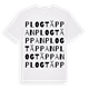 Plogtäppan ordlek t-shirt