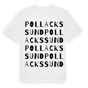 Pollackssund ordlek t-shirt – ekologisk bomull t-shirt från Pinshirt