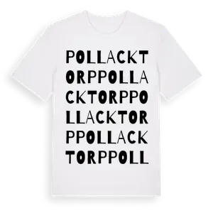 Pollacktorp ordlek t-shirt – ekologisk bomull t-shirt från Pinshirt