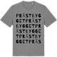 Mid Heather Gray t-shirt med Prästbygget ordlek t-shirt
