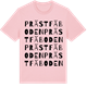 Pink Cotton t-shirt med Prästfäboden ordlek t-shirt