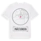 White t-shirt med Prästjorden t-shirt