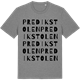 Mid Heather Gray t-shirt med Predikstolen ordlek t-shirt