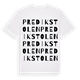 Predikstolen ordlek t-shirt