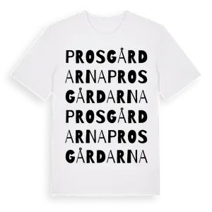Prosgårdarna ordlek t-shirt – ekologisk bomull t-shirt från Pinshirt