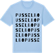 Blue Soul t-shirt med Pusselbo ordlek t-shirt
