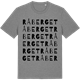 Mid Heather Gray t-shirt med Råberget ordlek t-shirt