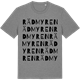 Mid Heather Gray t-shirt med Rädmyren ordlek t-shirt