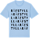 Blue Soul t-shirt med Räfstylla ordlek t-shirt