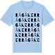Blue Soul t-shirt med Rågåker ordlek t-shirt