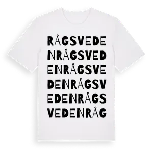 Rågsveden ordlek t-shirt – ekologisk bomull t-shirt från Pinshirt