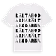 Rältabodarna ordlek t-shirt