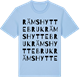 Blue Soul t-shirt med Rämshyttebruk ordlek t-shirt
