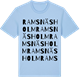 Blue Soul t-shirt med Ramsnäsholm ordlek t-shirt