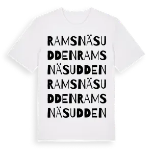 Ramsnäsudden ordlek t-shirt – ekologisk bomull t-shirt från Pinshirt