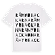 Rämyrbackarna ordlek t-shirt