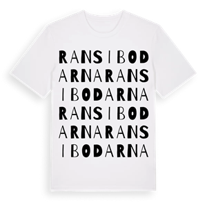 Ransibodarna ordlek t-shirt – ekologisk bomull t-shirt från Pinshirt
