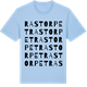Blue Soul t-shirt med Rastorpet ordlek t-shirt