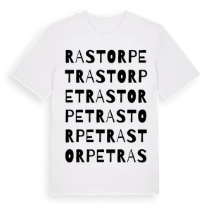 Rastorpet ordlek t-shirt – ekologisk bomull t-shirt från Pinshirt