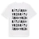White t-shirt med Råtjärnmyren ordlek t-shirt