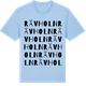 Blue Soul t-shirt med Rävholn ordlek t-shirt