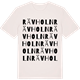 Vintage White t-shirt med Rävholn ordlek t-shirt