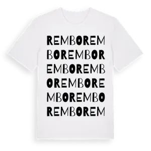 Rembo ordlek t-shirt – ekologisk bomull t-shirt från Pinshirt