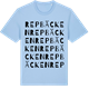Blue Soul t-shirt med Repbäcken ordlek t-shirt