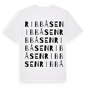 Ribbåsen ordlek t-shirt – ekologisk bomull t-shirt från Pinshirt