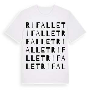 Rifallet ordlek t-shirt – ekologisk bomull t-shirt från Pinshirt