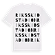 Riksskidstadion ordlek t-shirt