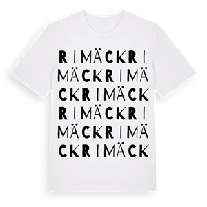 Rimäck ordlek t-shirt – ekologisk bomull t-shirt från Pinshirt