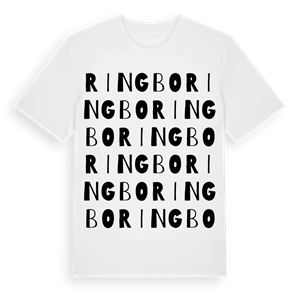Ringbo ordlek t-shirt – ekologisk bomull t-shirt från Pinshirt