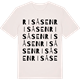 Vintage White t-shirt med Risåsen ordlek t-shirt