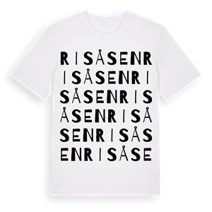 Risåsen ordlek t-shirt – ekologisk bomull t-shirt från Pinshirt